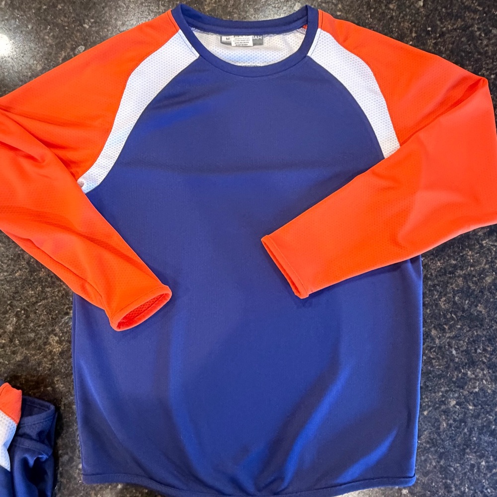 Boombah Warm Up Long Sleeve Shirt Softball Baseball Soccer sz M EUC